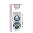 Bibs luonnonkumitutti 2 kpl 0-6 kk Baby Blue/Petrol Studio Collection pakkaus. - Tutit ja tuttinauhat - 11028101 - 3