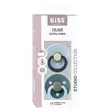 Bibs luonnonkumitutti 2 kpl 6-18kk Baby Blue/Petrol Studio Collection pakkaus. - Tutit ja tuttinauhat - 12028101 - 3