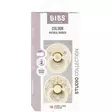 Bibs luonnonkumitutti 2 kpl 6-12 kk Studio, Ivory Gold pakkaus. - Tutit ja tuttinauhat - 12044101 - 5