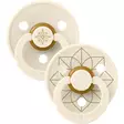 Bibs luonnonkumitutti 2 kpl 6-12 kk Studio, Ivory Gold +6kk ikäiselle. - Tutit ja tuttinauhat - 12044101 - 2