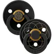 Bibs luonnonkumitutti 2 kpl 6-12 kk Studio, Black Gold -kuosilla. - Tutit ja tuttinauhat - 12045101 - 2