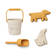Liewood Kit Mini hiekkalelusetti dog/sandy 4-osaa. - Muovailuvahat ja hiekkalelut - 18860-1911 - 2
