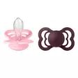 Bibs Supreme silikonitutti 2 kpl 6-18kk, Baby Pink/Plum. - Tutit ja tuttinauhat - 260431 - 1