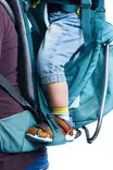 Deuter Kid Comfort Active SL kantorinkka, säädettävillä jalkaremmeillä. - Kantorinkat - 3620021 - 6
