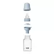 Bibs Baby Bottle tuttipullo silikoninen 150 ml Baby Blue suppilolla ja=
 maitolukolla. - Tuttipullot ja pullotutit - 50161231 - 4