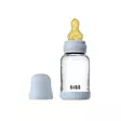 Bibs Baby Glass Bottle lasituttipullo Baby Blue, 120 ml. - Tuttipullot ja pullotutit - 5019231 - 1