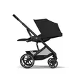 Lastenrattaat Cybex Balios S lux Moon Black makuuasennossa. - Matkarattaat ja lastenrattaat - 524001171 - 3