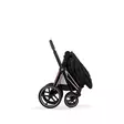 Cybex Priam Fold Lux vaunukoppa Sepia Black taitettuna rungossa. - Lastenvaunut ja yhdistelmävaunut - 526000001 - 15