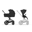 Cybex Priam Comfort yhdistelmävaunut Matt Black/Sepia Black - Lastenvaunut ja yhdistelmävaunut - 526000011 - 1