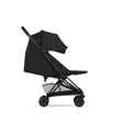 Cybex Coya Comfort matkarattaat Matt Black, Sepia Black, makuuasennossa. - Matkarattaat ja lastenrattaat - 526000141 - 3