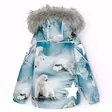 Molo talvitakki Hopla Fur Polar Bear Joy takaa. - Lasten talvitakit - 5W24M3189111 - 2