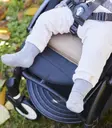 Stokke YoYo Leg rest jalkatuki, Black rattaissa. - Muut lisävarusteet - 646701 - 2