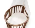 Stokke muotolakana Sleepi Miniin V3 White OCS sängyssä. - Pussilakanat ja aluslakanat - 683001 - 2