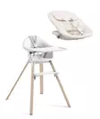 Starttipaketti Stokke Clikk Bamboo 2in1 White. - Syöttötuolit - 695802STA2in1 - 1