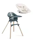 Starttipaketti Stokke Clikk Bamboo 2in1 Fjord Blue. - Syöttötuolit - 695803STA2in1 - 1