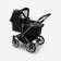 Bugaboo Donkey 5 Breezy sun canopy Midnight Black vaunukopassa. - Muut lisävarusteet - S001261D3001 - 2