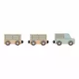 Little Dutch junaratasetti Safari Friends juna - Puulelut - LD7451 - 2