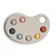Mushie aktiviteettilelu Press Toy Paint palette. - Helistimet, tarttumislelut ja pallot - MDT3001 - 1