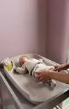 Najell hoitoalusta Changing Pad, Dune Beige, korkeat reunat. - Hoitoalustat - N30210601 - 4