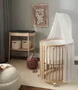 Verho tekee pinnasängystä suojaisan pesän. - Stokke Sleepi tuotteet - 599301 - 5