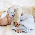 Teddykompaniet Diinglisar uniliina, musliini Rabbit Blue vauvalla. - Pehmolelut ja unilelut - 64525001 - 2