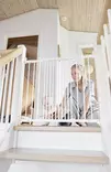 Turvaportti BabyDan Ebba valkoinen rappusten yl=C3=A4p=C3=A4=C3=A4ss=C3=
=A4. - Turvaportit ja turvatuotteet - 7511454001 - 2