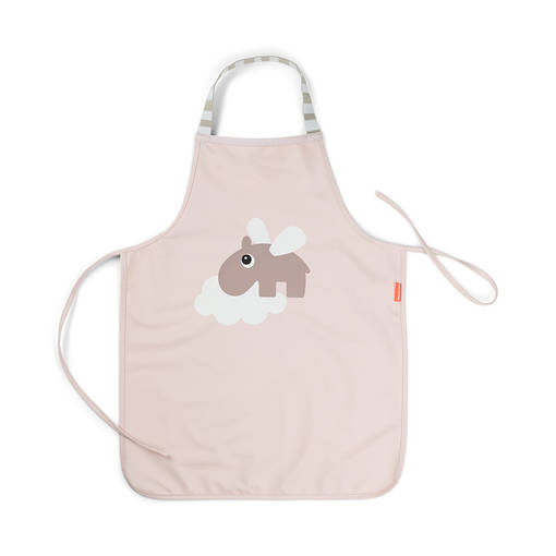 Done By Deer Kids Apron esiliina Happy Clouds Powder. - Ruokalaput - 1343541 - 1