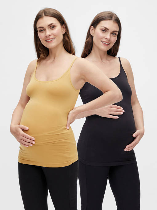 Mamalicious =C3=A4itiystoppi Heal Honey Mustard-Black. - Äitiyspaidat - 200153931 - 1