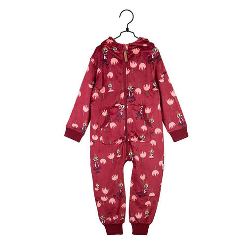 Muumi Tulppaanit jumpsuit tummanpunainen. - Lapsen haalarit ja jumpsuitit - 72577571 - 1