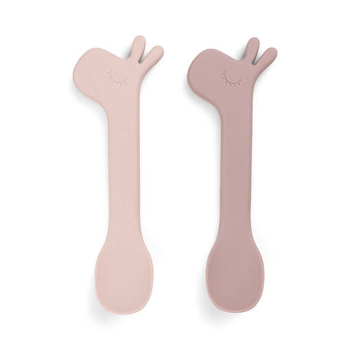 Done By Deer silikonilusikat 2-pack Lalee Powder. - Ensilusikat ja lasten aterimet - 1139401 - 1