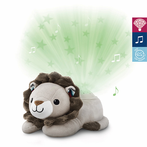 Leo the Lion nukuttamislelu - Lapsen yövalot ja soittolelut - ZA-LEO-01 - 1