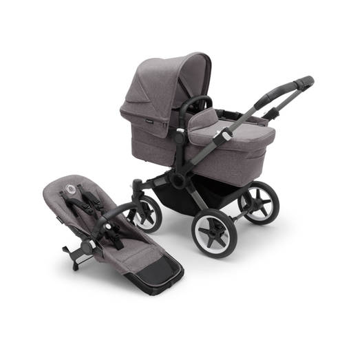 Bugaboo Donkey 5 yhdistelm=C3=A4vaunut Mono Graphite/Grey Melange. - Lastenvaunut ja yhdistelmävaunut - 100000001 - 1