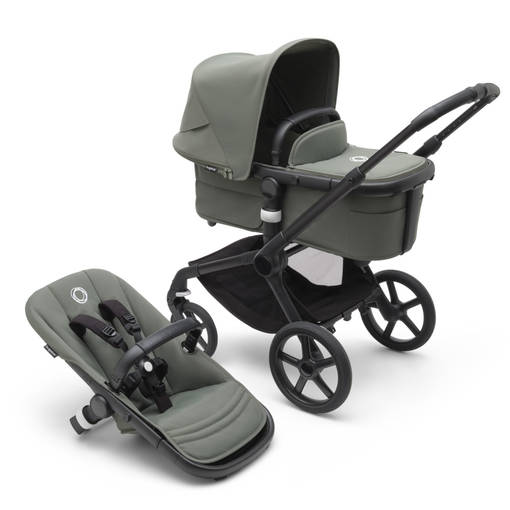 Bugaboo Fox 5 yhdistelm=C3=A4vaunut Black/ForestGreen. - Lastenvaunut ja yhdistelmävaunut - 100051031 - 3