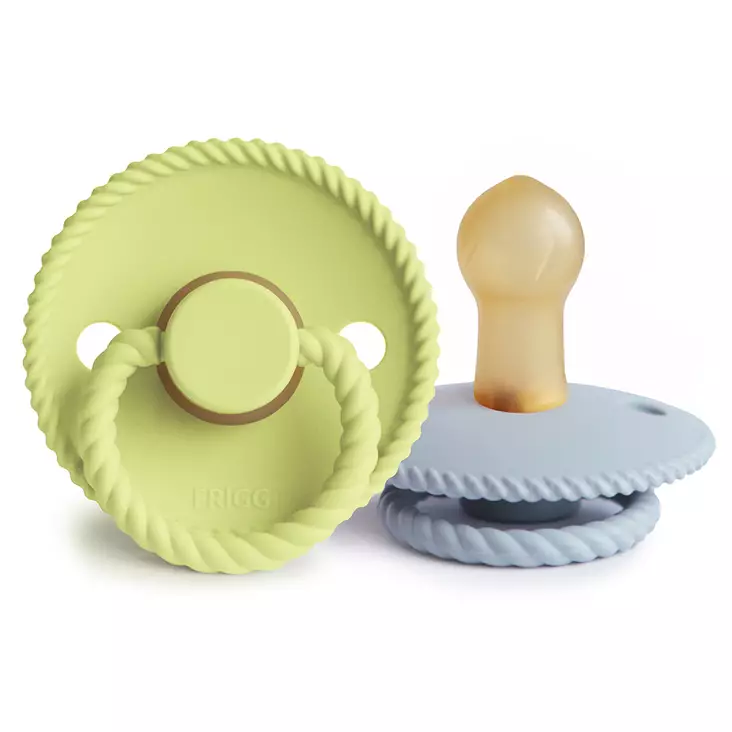 Luonnonkumitutti Frigg Rope Green Tea/Powder Blue. - Tutit ja tuttinauhat - 101601 - 1