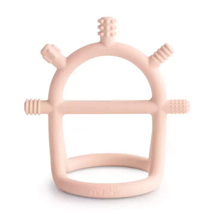Mushie purulelu No-Drop teether Blush. - Purulelut - 101811 - 1