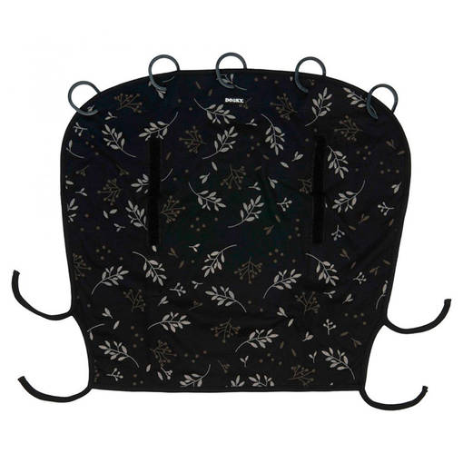 Dooky Design vaunuverho v=C3=A4riss=C3=A4 Leaves Black. - Vaunuverhot ja kiinnitysrenkaat - 1126711 - 1
