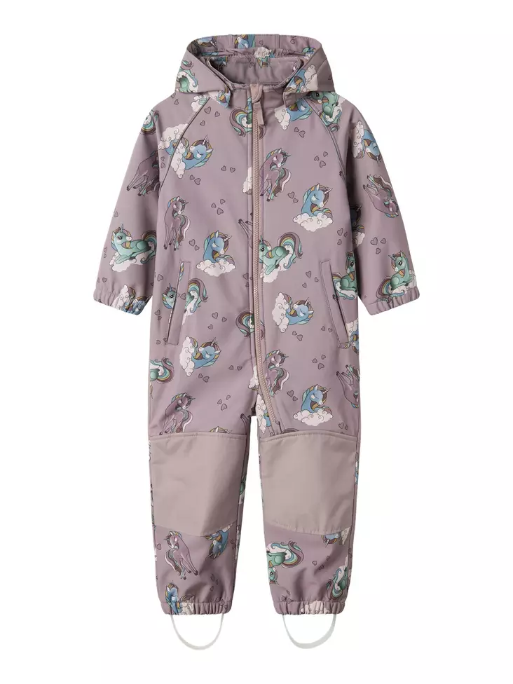 Softshell haalari Name It Alfa Purple Dove. - Lasten välikausihaalarit - 132286081 - 1