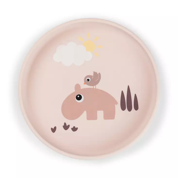 Silikonilautanen Done By Deer Stick&Stay, Playground Powder - Lautaset ja kulhot - 1769821 - 1