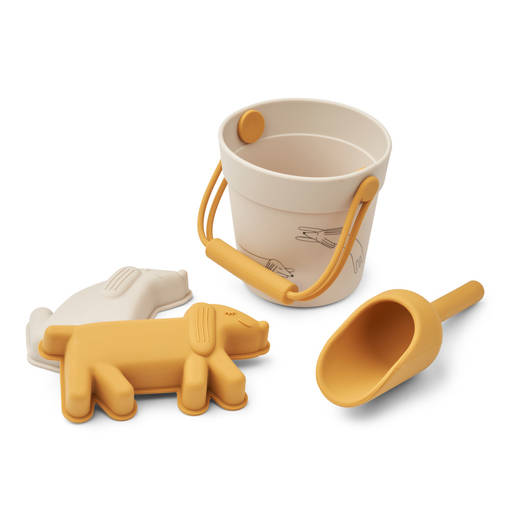 Liewood Kit Mini hiekkalelusetti dog/sandy. - Muovailuvahat ja hiekkalelut - 18860-1911 - 1