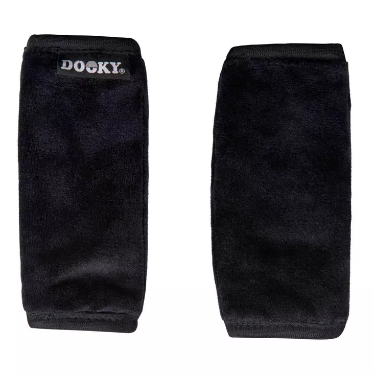 Dooky turvavyönpehmusteet 2 kpl Black Seatbelt pads. - Turvaistuimien muut lisävarusteet - 2026101 - 1