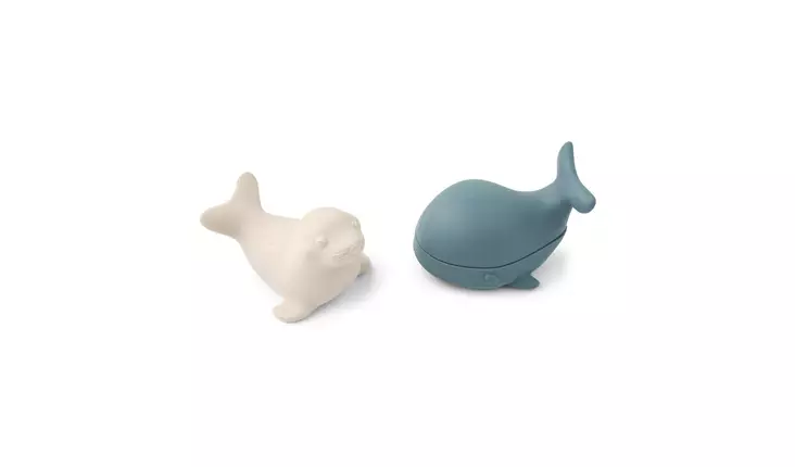 Liewood kylpylelu Duncan Arctic Whale Blue, Sandy. - Kylpylelut ja kylpymittarit - 20422-1211 - 1