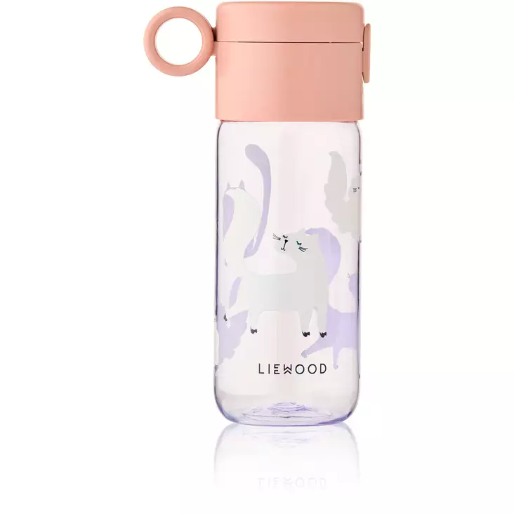 Liewood juomapullo Clemence 350 ml Cat/Warm lilac - Juomapullot ja pillipullot - 20622-2781 - 1