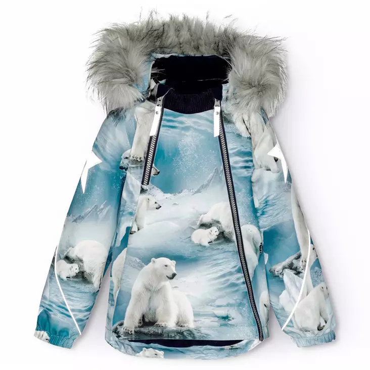 Molo talvitakki Hopla Fur Polar Bear Joy. - Lasten talvitakit - 5W24M3189111 - 1