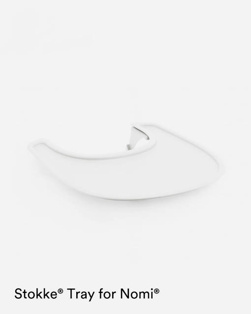 Tarjotin Stokke Nomi Tray White. - Stokke Nomi syöttötuolit - 626001 - 1