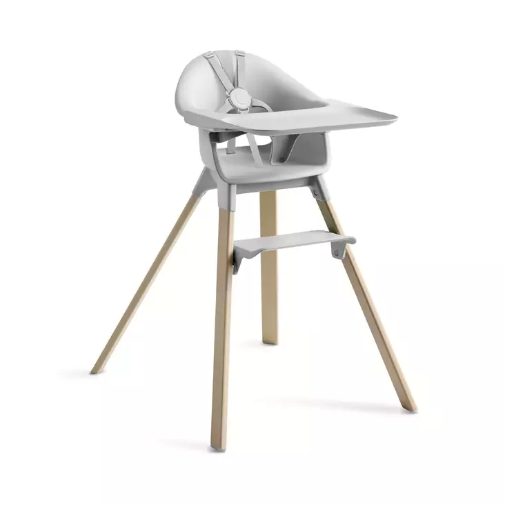 Syöttötuoli Stokke Clikk Bamboo Cloud Grey. - Syöttötuolit - 695801 - 1