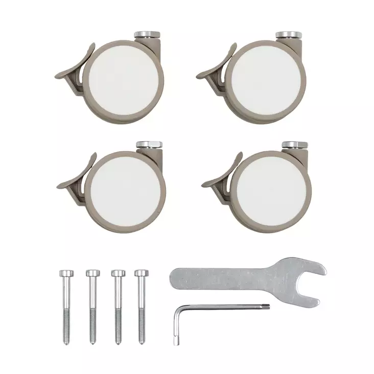 Stokke Sleepi Wheels pinnasängyn renkaat beige. - Stokke Sleepi tuotteet - 709101 - 1