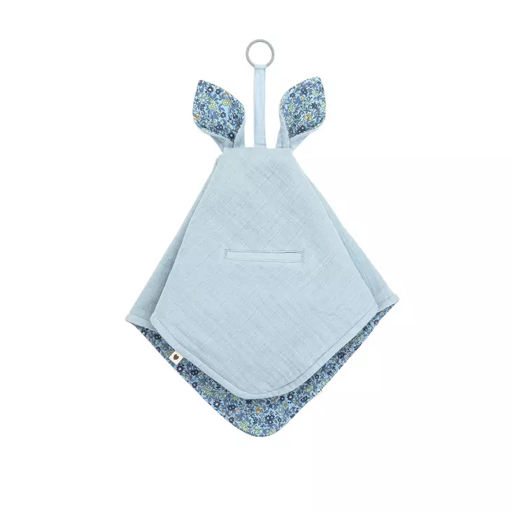 Bibs x Liberty uniliina Kangaroo Chamomile Lawn Baby Blue. - Pehmolelut ja unilelut - 940512231 - 1