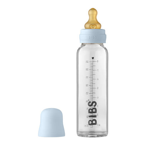 Bibs lasituttipullo 225 ml Baby Blue. - Tuttipullot ja pullotutit - BIBGB5014231 - 1