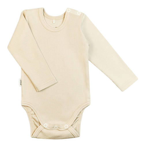 Gugguu Baby Rib Body Cream Latte. - Bodyt ja paidat - GUGBE0381 - 1