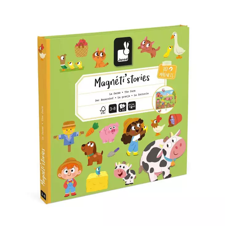 Janod Magneettileikki Maatila. - Kuvakirjat - J05451 - 1